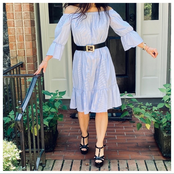 BOHO CHIC OFF THE SHOULDER TUNIC DRESS - Picture 8 of 14